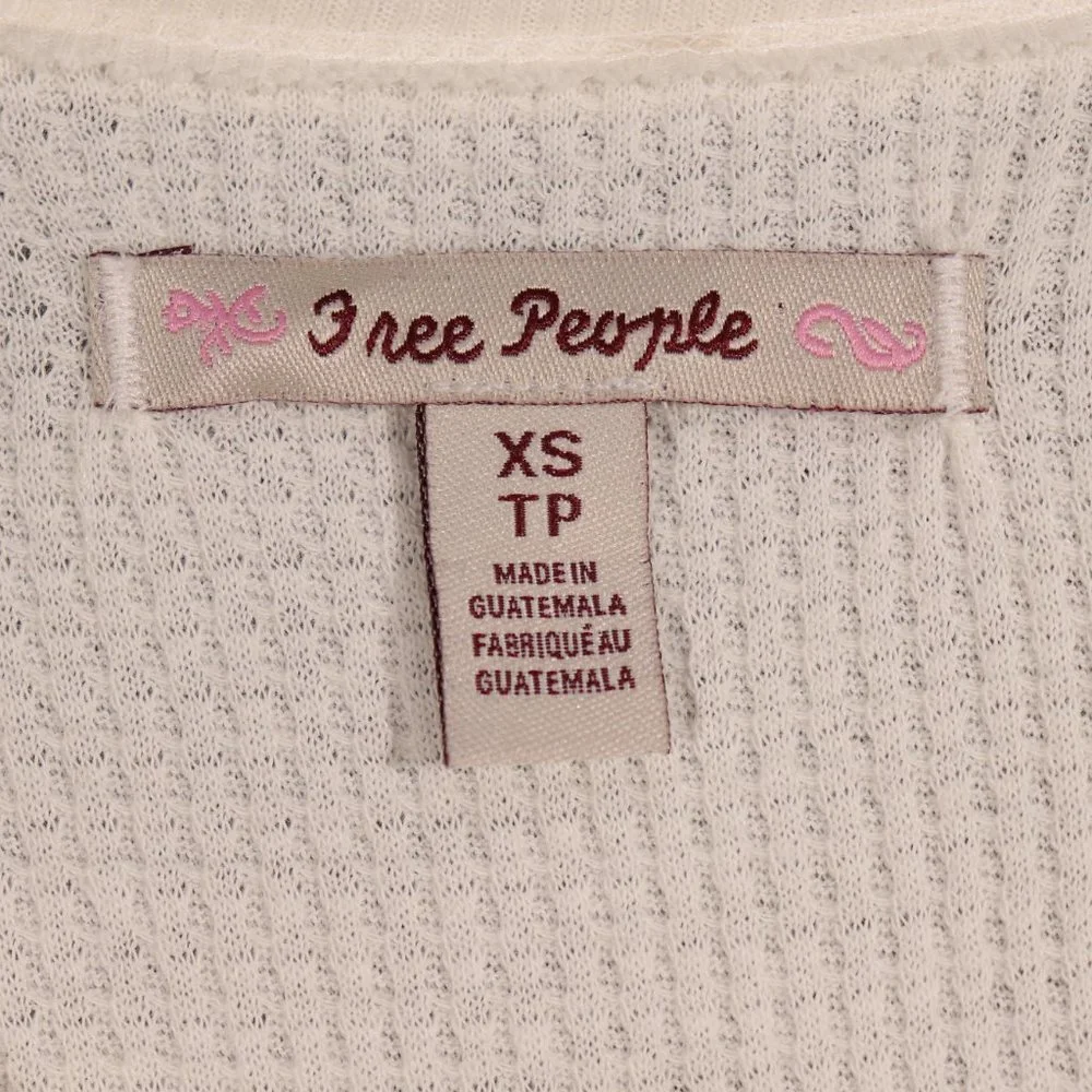 NWT Free People X Revolve Santa Clara Thermal in Alabaster - Picture 8 of 16